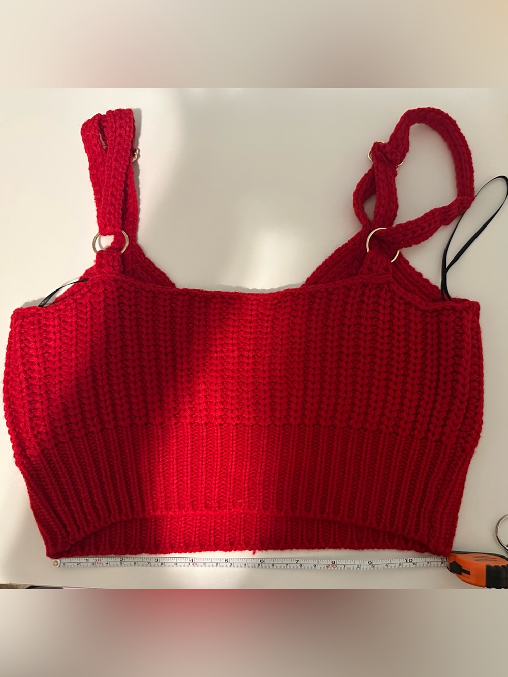 Red Knit Bolero Shrug - Picture 6 of 6